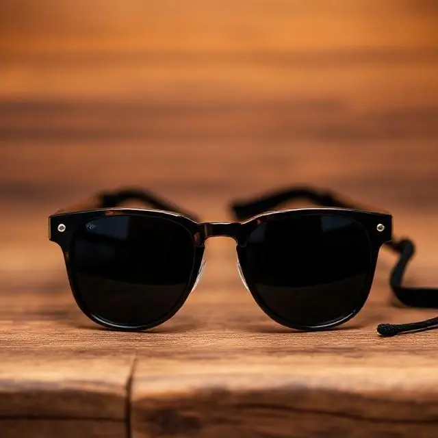 A photographer setting up a shot in a natural environment.