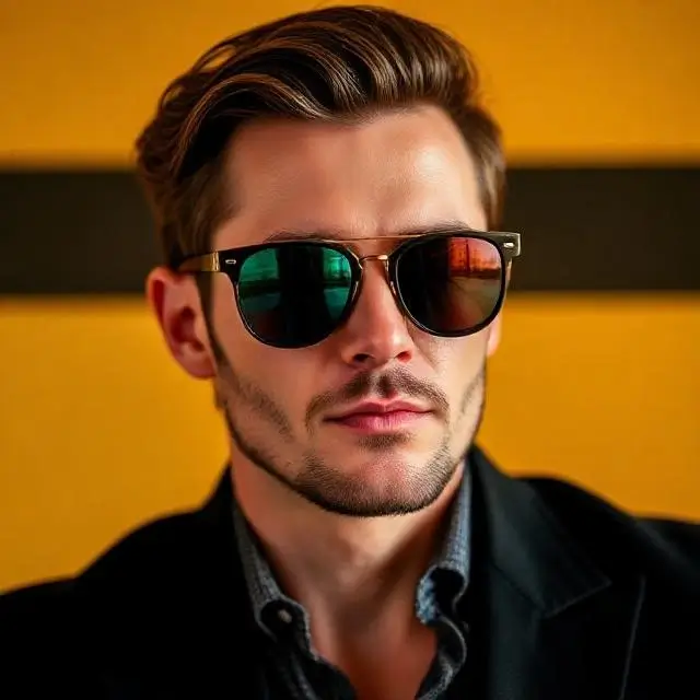 Stylish sunglasses model