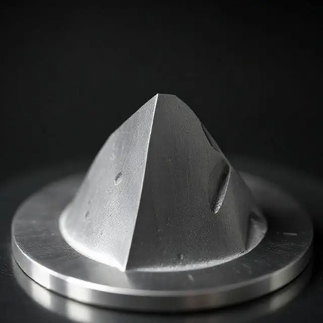 A texture shot of Recycled Titanium material.